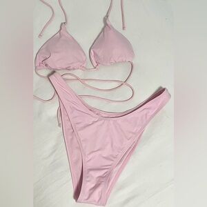 Garage pink bikini set